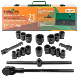 FORSLAND Набор инструментов ударных 21пр. 3/4" (6гр.) Forsland-6212-5MPB