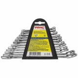 WMC TOOLS Ключи комбинированные, набор 12пр. (6-15, 17, 19мм) WMC-5124MP DV