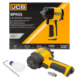 JCB Пневмогайковерт ударный "Twin Hammer" с реверсом и регулировкой усилия 1/2" JCB-RP9515