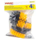 WMC TOOLS Щетки сменные для уборки, химчистки автомобиля, набор 4 пр. WMC-7713