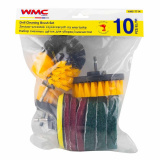 WMC TOOLS Щетки сменные для уборки, химчистки автомобиля, набор 10 пр. WMC-7714