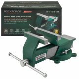 ROCK FORCE Тиски стальные поворотные с наковальней RF-6540805W