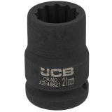 JCB Головка ударная 3/4", 21мм (12гр.) JCB-46821