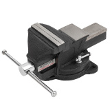 ROCK FORCE Тиски стальные поворотные с наковальней 4" (100мм) RF-6540104
