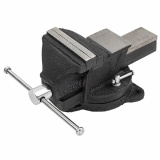 ROCK FORCE Тиски стальные поворотные с наковальней 5" (125мм) RF-6540105