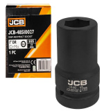 JCB Головка ударная глубокая 1", 27мм (6гр.) JCB-48510027