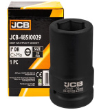 JCB Головка ударная глубокая 1", 29мм (6гр.) JCB-48510029