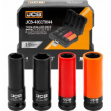 JCB Набор головок ударных глубоких тонкостенных 4пр. 1/2" 6pt JCB-4032TH44