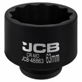 JCB Головка ударная 3/4", 63мм (12гр.) JCB-46863