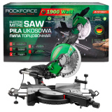 ROCK FORCE Пила торцовочная (230V, 1900W, 4800об/мин, диск 254х30х2.4мм) RF-JS-1013A3-1