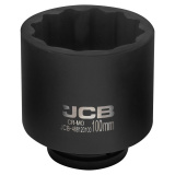 JCB Головка ударная глубокая 1'', 100мм (12гр.) JCB-488120100