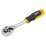 JCB Трещотка реверсивная с резиновой ручкой 1/4'' JCB-80222