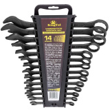 KINGTUL Набор ключей комбинированных 14пр. KT-5141MP Black