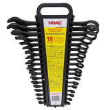 WMC TOOLS Набор ключей комбинированных 18пр. WMC-5181MP Black