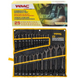 WMC TOOLS Набор ключей комбинированных 25пр. WMC-5261PD Black