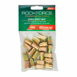 ROCK FORCE Заклепки резьбовые стальные М6 (20шт./к-т) RF-36473