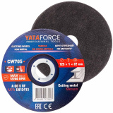 YATAFORCE Круг отрезной 125x1.0x22.2мм YT-CW705