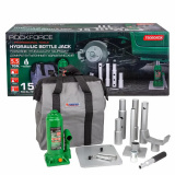 ROCK FORCE Домкрат бутылочный гидравлический 5,5т RF-T90604DX