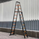 ISMA Стремянка телескопическая алюм. бытовая 3.2м (11+11 ступ.) ISMA-UP320-2