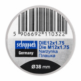 SCHEPPACH Плашка M12x1,75/Ф38 Sch-DIE12x1.75