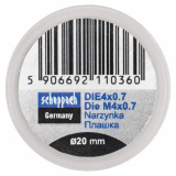 SCHEPPACH Плашка M4x0,7/Ф20 Sch-DIE4x0.7