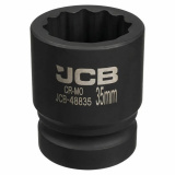 JCB Головка ударная 1'', 35мм (12гр.) JCB-48835