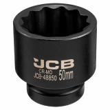 JCB Головка ударная 1'', 50мм (12гр.) JCB-48850