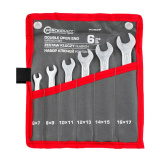 FORCEKRAFT Ключи рожковые, набор 6пр. (6х7, 8х9, 10х11, 12х13, 14х15, 16х17мм) FK-5062P