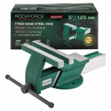 ROCK FORCE Тиски стальные с наковальней 125мм (5") RF-6540705