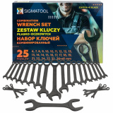 SIGMATOOL Набор ключей комбинированный 25пр. Sigmatool-5261D36-41 BLACK
