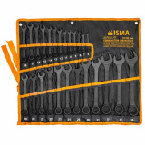ISMA Набор ключей комбинированных 25пр. ISMA-5261P36 Black