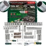 ROCK FORCE Набор инструментов 108пр. 1/4", 1/2" (6гр.) RF-41082-5W
