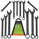 ISMA Набор ключей комбинированных 12пр. ISMA-5123MP BLACK