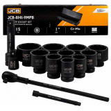 JCB Набор инструментов ударных 15пр., 1" (12гр.) JCB-8141-9MPB