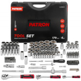 PATRON Набор инструментов 179пр. 1/4", 3/8", 1/2" (6гр.) P-41793-5