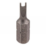 ROCK FORCE Бита специальная "вилка" 4ммх25ммL, 1/4'' RF-123S2504