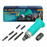 ILOFORCE Отвертка ударная с набором бит и адаптером 8пр. IF-5064E