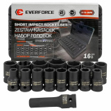 EVERFORCE Набор головок ударных 16пр. 1/2" 6pt EF-4179-5MPB
