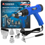 FORSAGE Фен промышленный электрический с насадками 2000Вт F-HG65-2000LCD