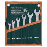 ROCK FORCE Ключи рожковые, набор 6пр. (6х7, 8х9, 10х11, 12х13, 14х15, 16х17мм) RF-5062P