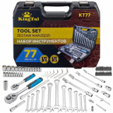 KINGTUL Набор инструментов 77пр. 1/4", 1/2" KT-KT77