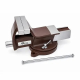 FORSTIME Тиски стальные поворотные с наковальней 100мм (4") FT-6540804W