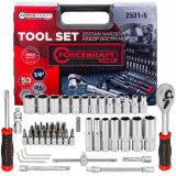 FORCEKRAFT LIGHT Набор инструментов 53пр. 1/4" 6гр FK LIGHT-2531-5