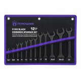 ПОМОЩНИК Набор ключей комбинированный 12пр. 5198 BLACK