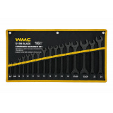 WMC TOOLS Набор ключей комбинированный 16пр. WMC-5199 BLACK