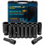 ILOFORCE Головки глубокие 1/2", набор 16пр. (6гр.) IF-4167-BV30