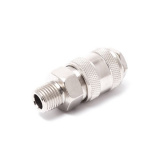 PARTNER Быстроразъем пневматический с клапаном с наружной резьбой 3/8" SE1-3SM