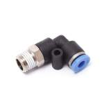 PARTNER Фитинг  угловой для пластиковых трубок 4мм с наружной резьбой 1/4" SPL04-02