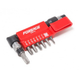 FORSAGE 1/4" набор бит-торкс с Г-образным битодержателем  8пр. (Т10,15,20,25,27,30,40) F-2081D
