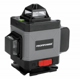 Лазерный нивелир PROFIPOWER NL-7016G (16 лучей, лазер - зеленый, Li-ion - 2шт., пульт ДУ, сумка-чехол) E0070